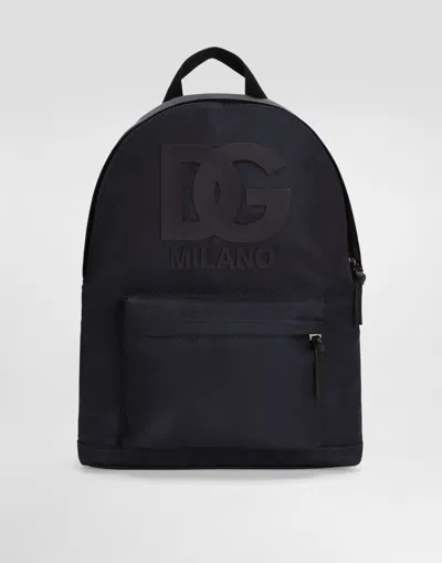 Dolce & Gabbana Kids' Nylon Backpack With Logo