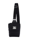 DOLCE & GABBANA NYLON BELT BAG WITH FRONTAL LOGO PATCH