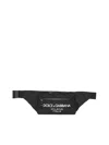 Dolce & Gabbana Nylon Beltpack Bag With Logo In Black