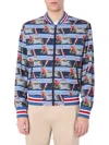 Dolce & Gabbana All Over Print Bomber Jacket