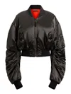 Dolce & Gabbana Cropped Nylon Canvas Outer Layer In Black