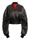 Dolce & Gabbana Cropped Nylon Canvas Outer Layer In Black