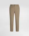 Dolce & Gabbana Nylon Canvas Trousers In Neutral