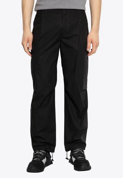 Dolce & Gabbana Nylon Cargo Pants In Multi
