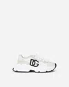 Dolce & Gabbana Nylon Daymaster Sneakers With Dg Logo In White