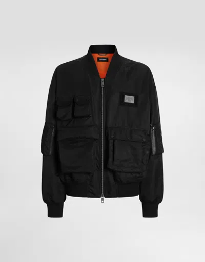 DOLCE & GABBANA NYLON GABARDINE JACKET