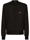 Dolce & Gabbana Dg Essential Puffer Jackets Black In Black