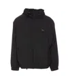 Dolce & Gabbana Logo Plaque Drawstring Hooded Jacket