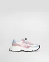 Dolce & Gabbana Nylon Mesh Daymaster Sneakers With Dg Logo In Multicolor