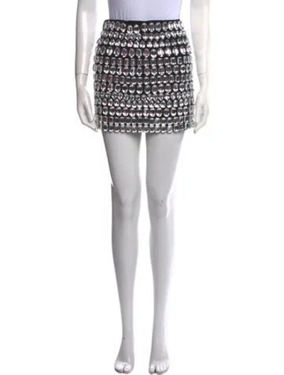 Pre-owned Dolce & Gabbana Nylon Mini Skirt In Black
