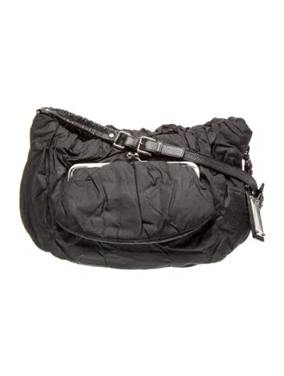 Pre-owned Dolce & Gabbana Nylon Miss Curly In Gray