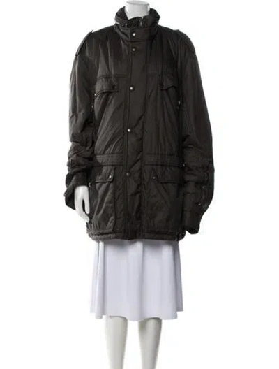 Pre-owned Dolce & Gabbana Nylon Parka In Green