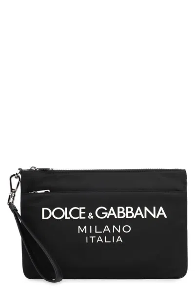 DOLCE & GABBANA DOLCE & GABBANA NYLON POUCH