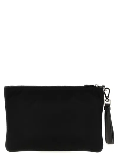 Dolce & Gabbana Nylon Pouch In Black