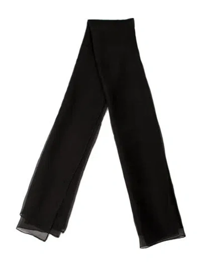 Pre-owned Dolce & Gabbana Nylon Shawl In Black