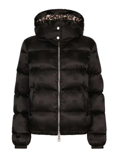 DOLCE & GABBANA NYLON SHORT DOWN JACKET