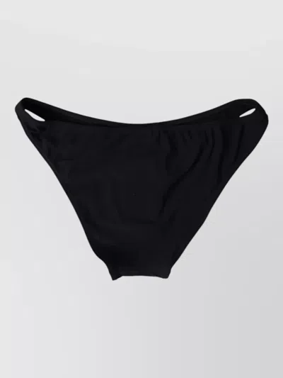 Dolce & Gabbana Nylon Swim Bikini Bottom Beachwear Style In Black