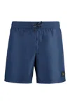 Dolce & Gabbana Logo Plaque Swim Short In Blue