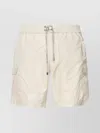 Dolce & Gabbana Nylon Swim Trunks Elastic Waistband In White