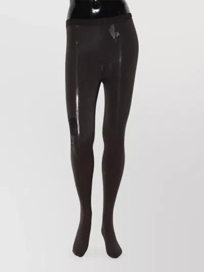 Dolce & Gabbana Nylon Tights In Black