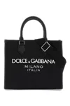 Dolce & Gabbana Nylon Tote In Black