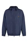 Dolce & Gabbana Windbreaker Jacket With Adjustable Drawstring And Hood
