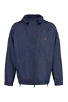 Dolce & Gabbana Windbreaker Jacket With Adjustable Drawstring And Hood