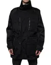 Dolce & Gabbana Black Nylon Winter Men Parka Coat Jacket In Black