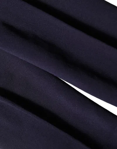 Dolce & Gabbana Nylon-blend Stretch Tights In Navy