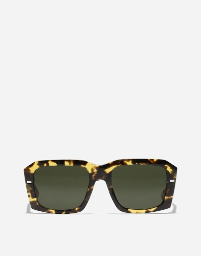 Dolce & Gabbana Occhiale Sole-202401 In Yellow Havana