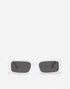 Dolce & Gabbana Womens White Dg6187 Rectangle-frame Injected Sunglasses In Generic