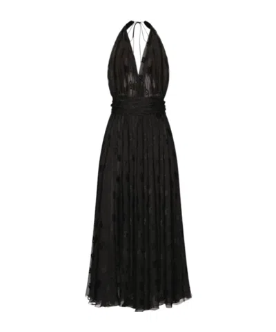 Dolce & Gabbana Off-shoulder Dress In Black