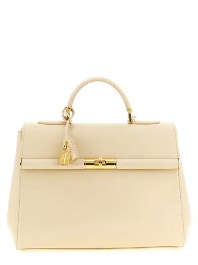 Dolce & Gabbana Off White Marlene Small Satchel