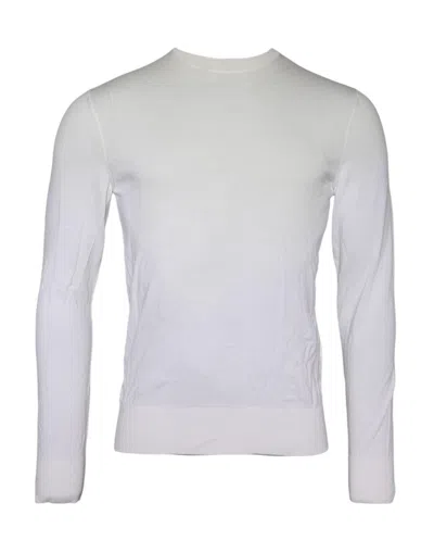 Pre-owned Dolce & Gabbana Off White Wool Turtle Neck Pullover Men's Sweater ()