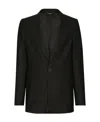 Dolce & Gabbana Single-breasted Blazer Jacket In Black