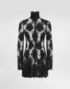 Dolce & Gabbana One-piece Cordonetto Lace Dress In Black