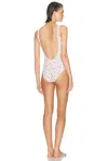 Dolce & Gabbana Small Rose-print One-piece Swimsuit In White