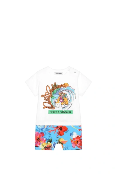 Dolce & Gabbana Babies' Onesie In Multicolor