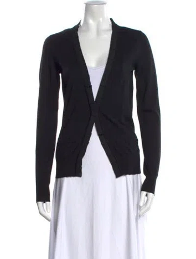 Pre-owned Dolce & Gabbana Open Front Sweater In Black