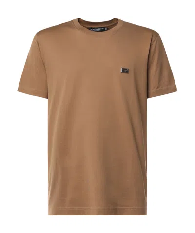 DOLCE & GABBANA DOLCE  GABBANA LOGO TAG CREWNECK T-SHIRT