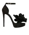Dolce & Gabbana Open-toe High-heeled Sandals In Black