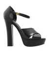 Dolce & Gabbana Open-toe High-heeled Sandals In Black