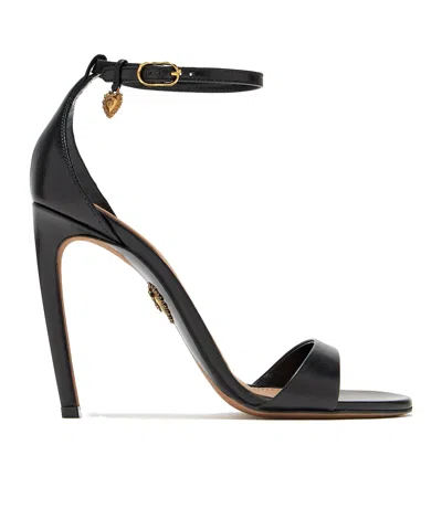 Dolce & Gabbana Open-toed High-heeled Sandals In Black