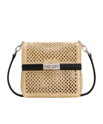DOLCE & GABBANA DOLCE  GABBANA WOVEN MARLENE SHOULDER BAG