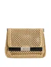 Dolce & Gabbana Openwork Shoulder Bag In Neutrals