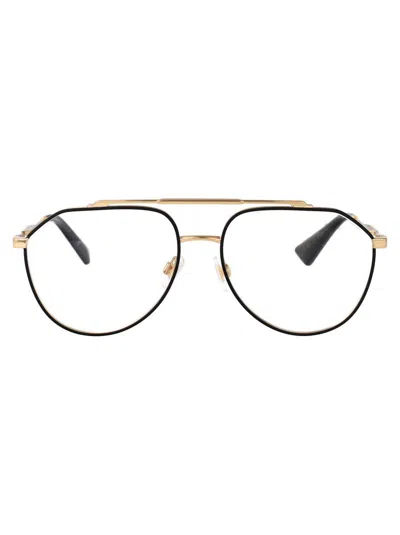 Dolce & Gabbana Full Frame Plain Mirror In 1311 Gold/matte Black