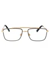 Dolce & Gabbana Dolce  Gabbana Eyewear Rectangle Frame Glasses In 1311 Gold/matte Black