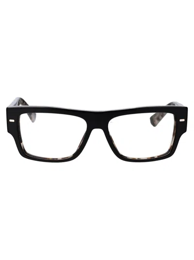 Dolce & Gabbana Optical In 3403 Black On Grey Havana