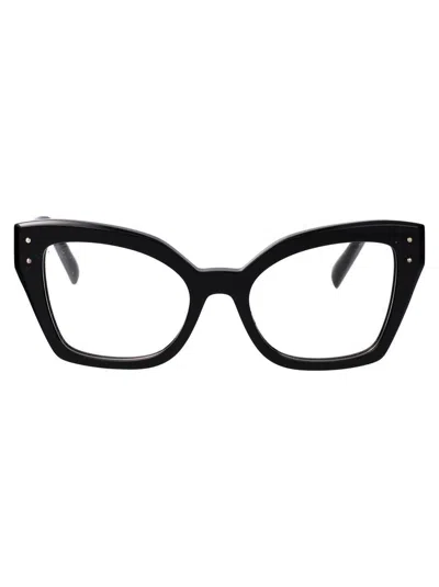 Dolce & Gabbana Butterfly-frame Glasses In 501 Black