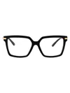 Dolce & Gabbana Dolce  Gabbana Eyewear Square Frame Glasses In Black